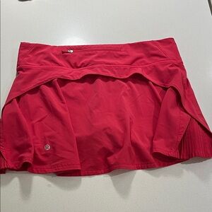 Lululemon pink Athletic Skort sz 8